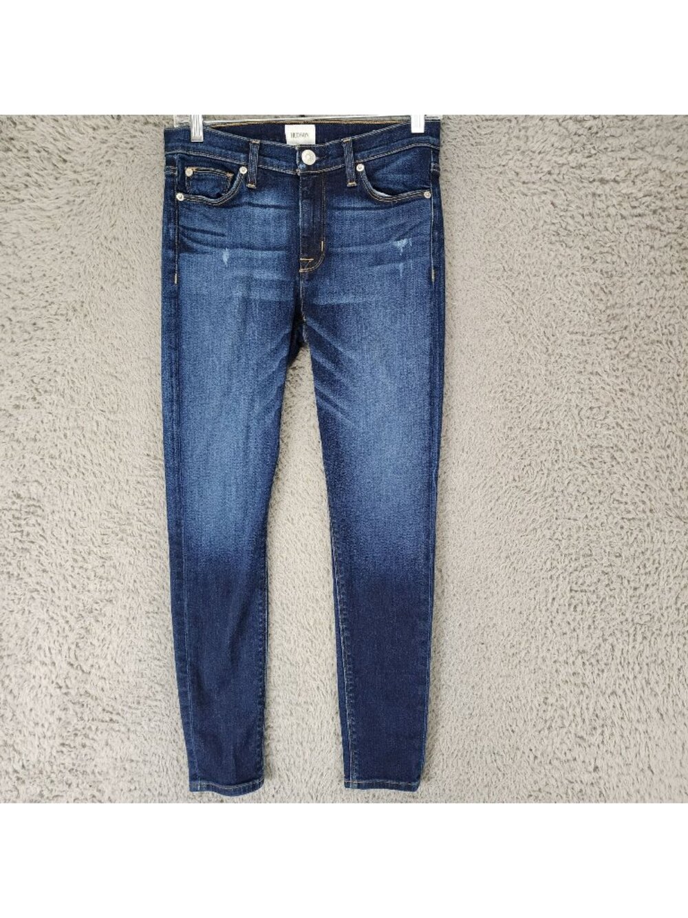 Hudson Jeans Womens 27 Blue Stretch Denim Skinny *Read*
